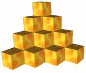 Immagine originale, cubi in prospettiva generica